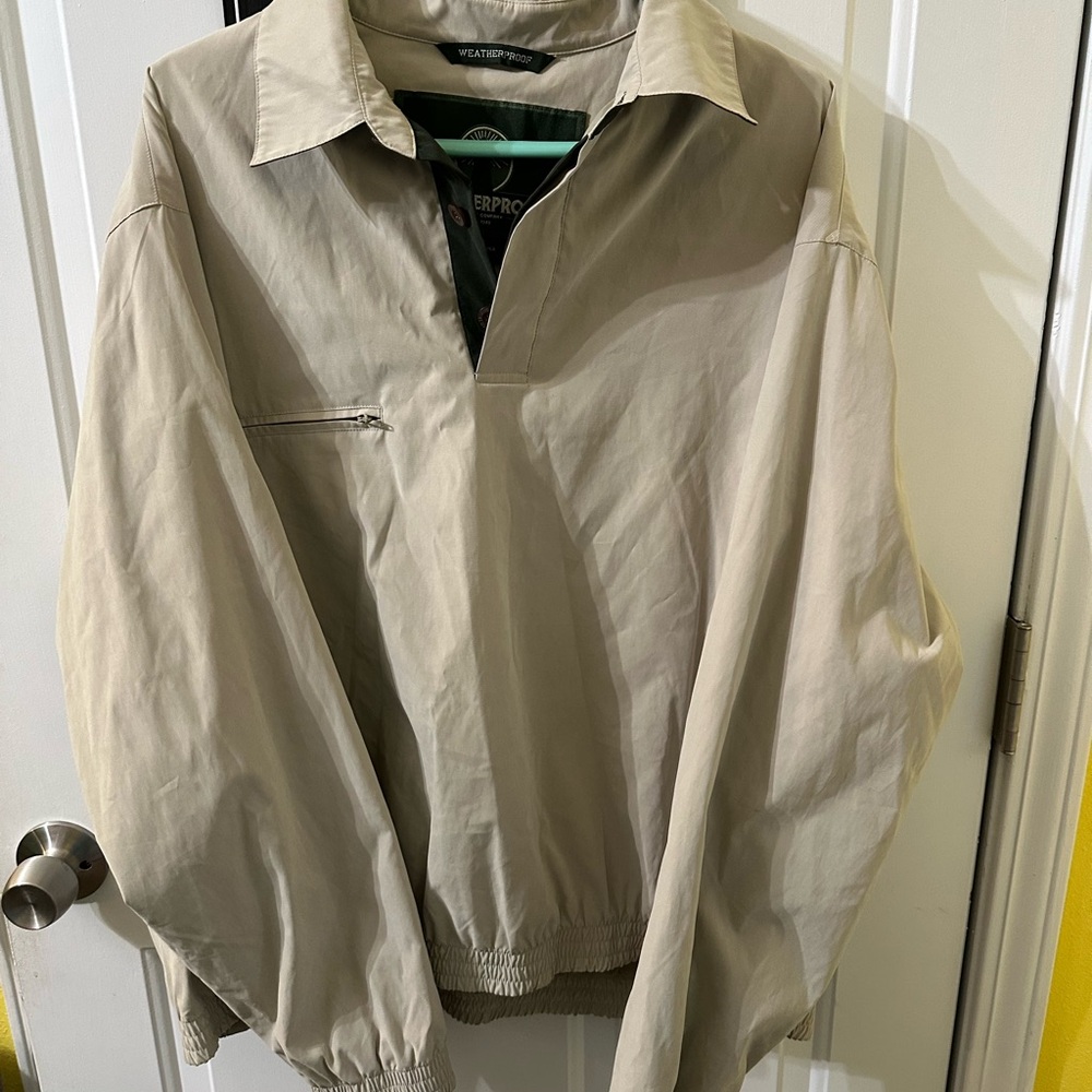 Weatherproof‎ Men's Beige Windbreaker